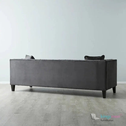 Vogue Velvet Tufted 3 - Seater Sofa - Luxurious Design - Kingsman Furnitures