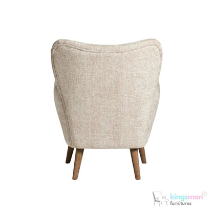 Wills Wing Arm Chair - Stylish Seating Option - Kingsman Furnitures