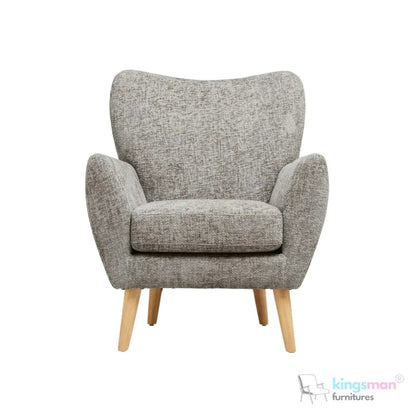 Wills Wing Arm Chair - Stylish Seating Option - Kingsman Furnitures
