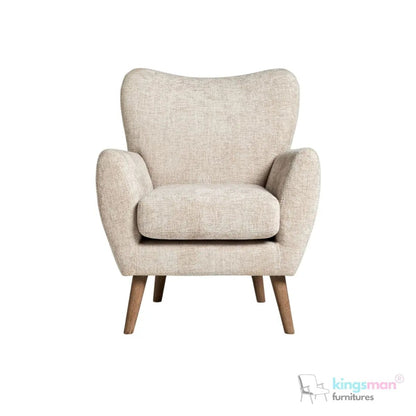 Wills Wing Arm Chair - Stylish Seating Option - Kingsman Furnitures