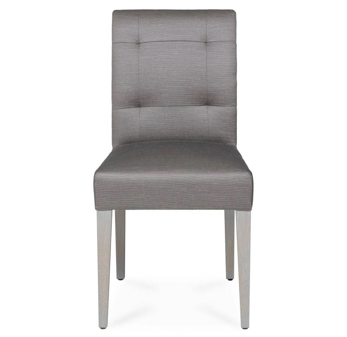Frances Tufted Grey Dining Chair - Set of 2