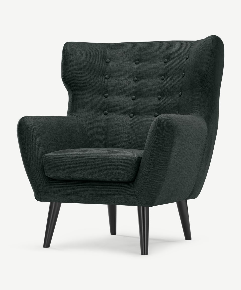 Katlin Tufted Wing Back Chair