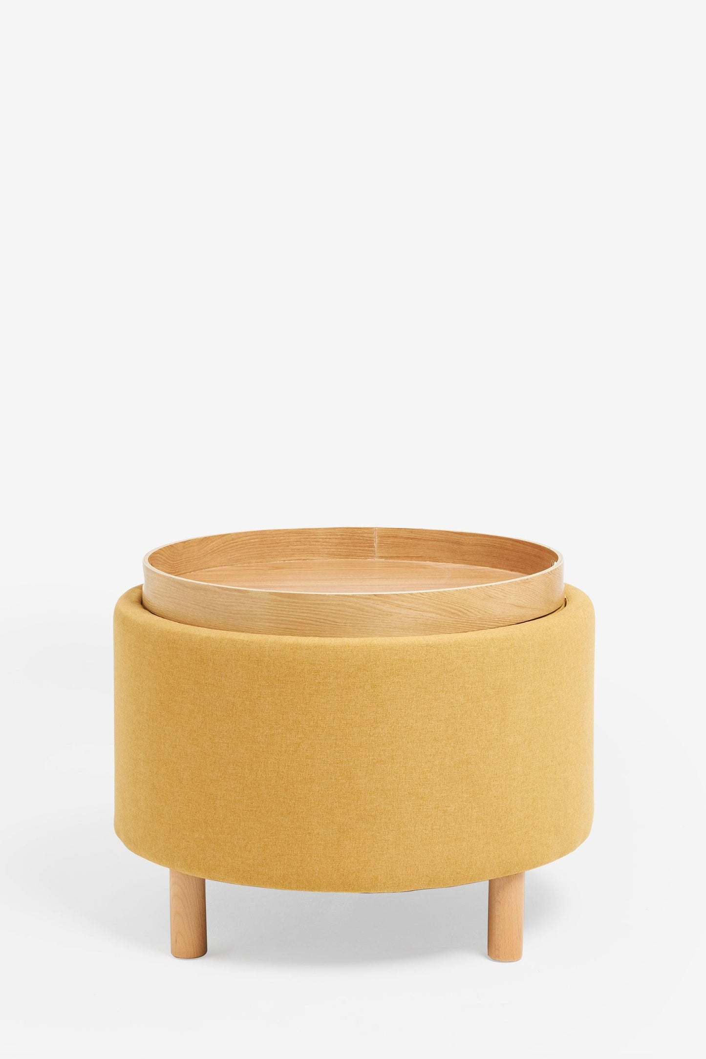 Ashtin Storage Footstool - Marl Ochre Yellow