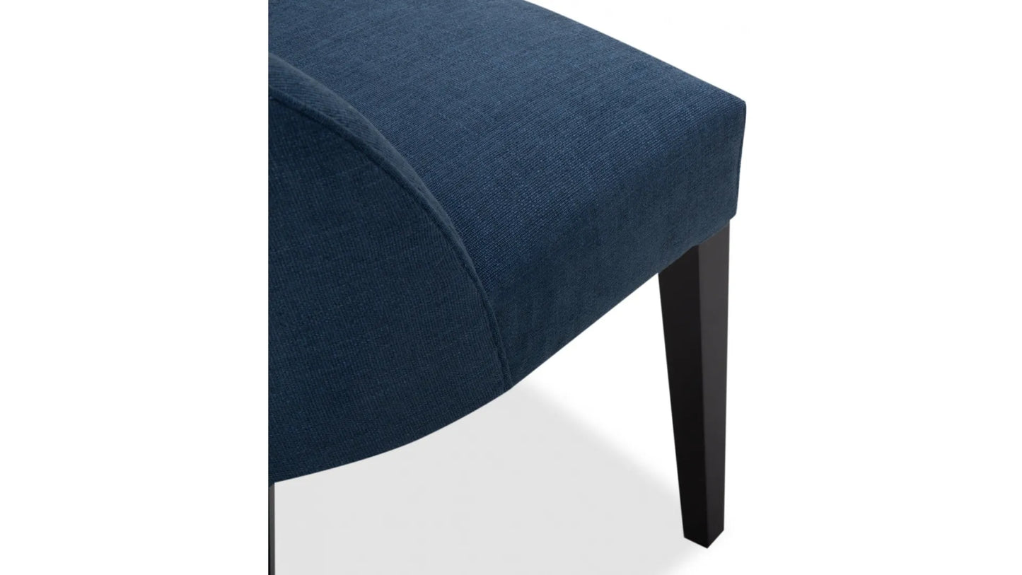Albert Blue Fabric Modern Dining Chair - Set of 2