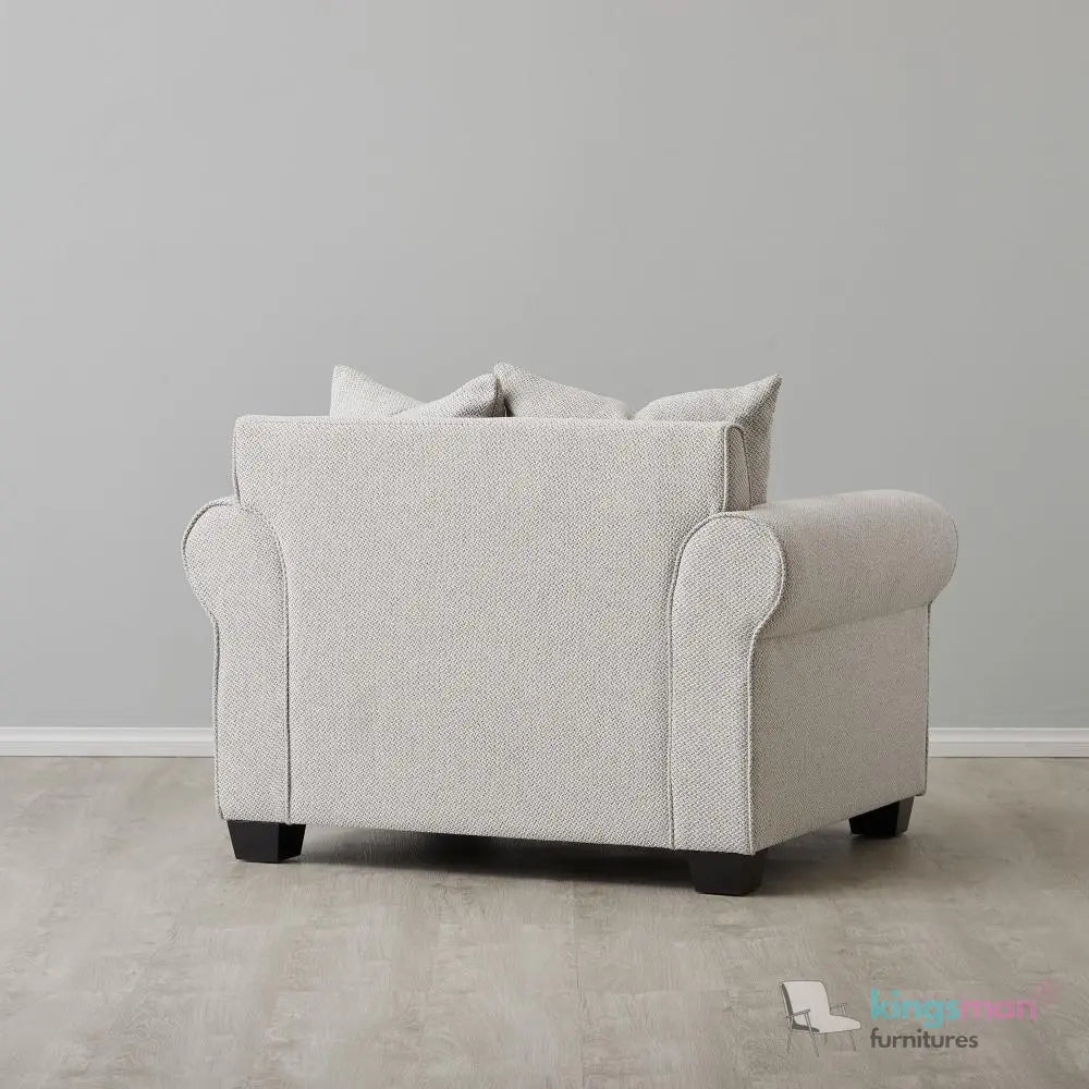 Livia Single Seater Sofa - Classic Design with High-Grade Wooden Frame Kingsman Furnitures