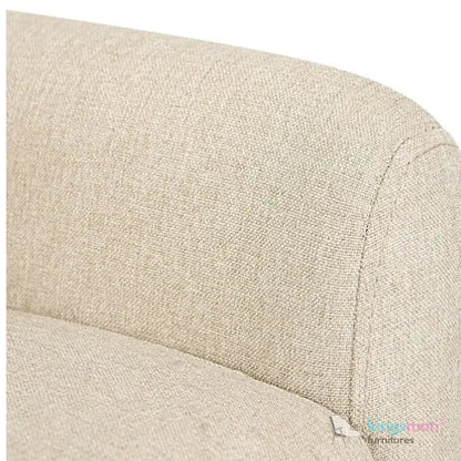 Acme Armchair - Stylish Jute Fabric Chair - Kingsman Furnitures