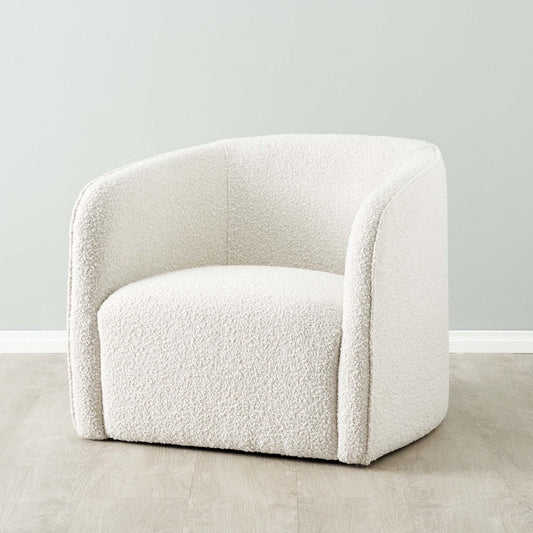 Andy Cream Boucle Arm Chair