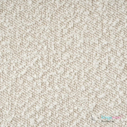 Everbe Cream Boucle Curve 2 Seater Sofa - Luxurious Comfort - Kingsman Furnitures