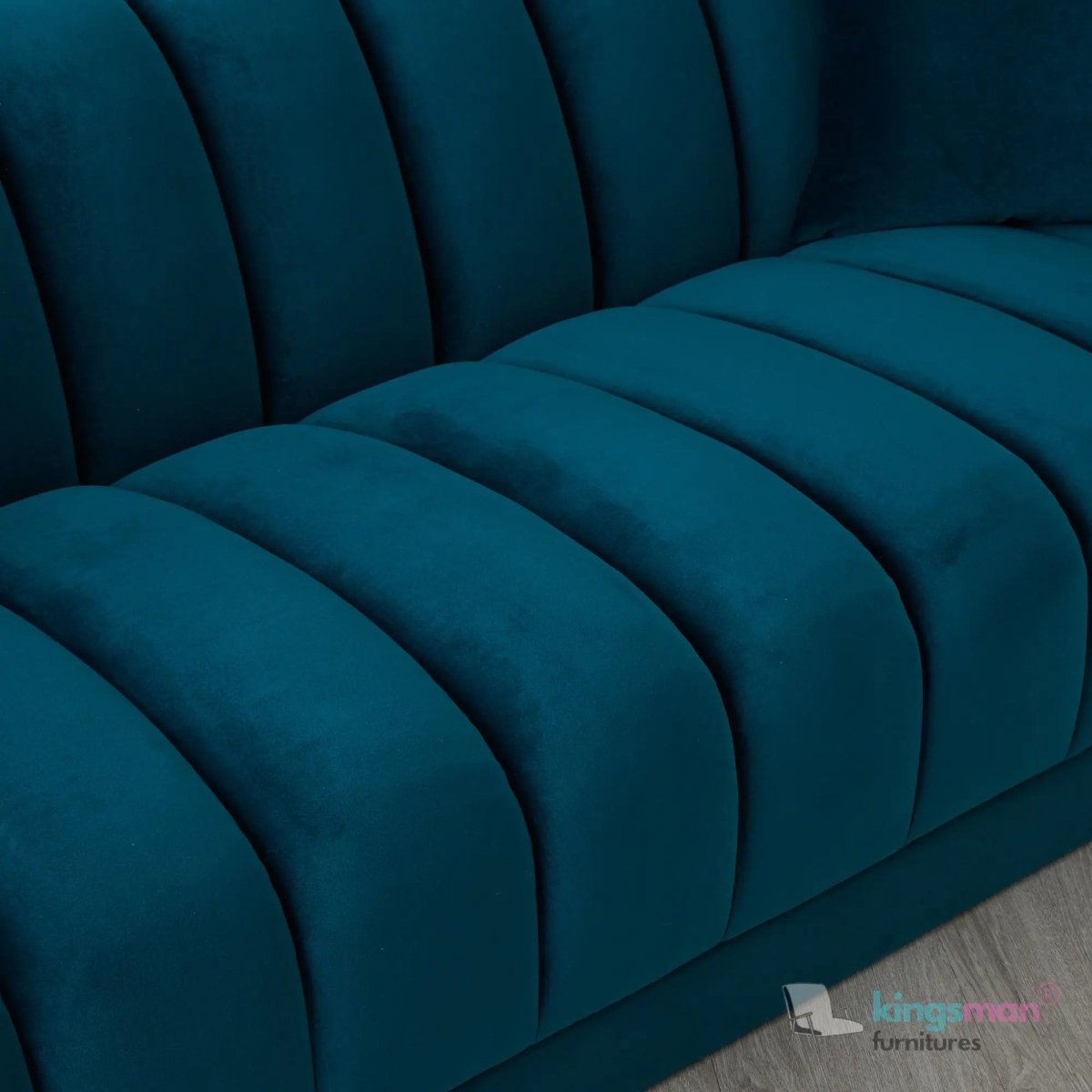 Fransesca 3 Seater Modern Tufted Velvet Sofa - Luxurious Comfort - Kingsman Furnitures