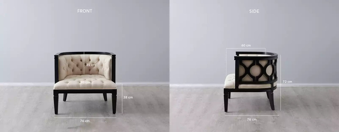 Coco Modern Design Teak Wood Arm Chair