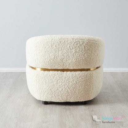 Krillin Shearling Tub Arm Chair - Stylish & Comfortable - Kingsman Furnitures