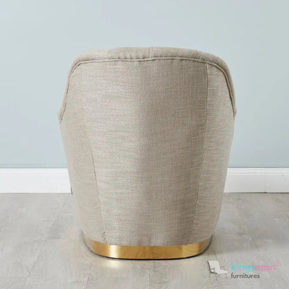 Sherpa Woven Fabric Occasional Arm Chair – Stylish Comfort - Kingsman Furnitures