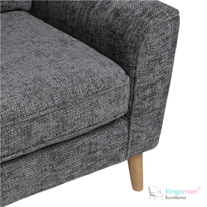 Stanley Accent Chair - Soft - Sit Turnable Cushion Chair with Teak Wood Frame | Family Lounging Chair - Kingsman Furnitures