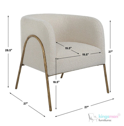 Stylish Jacob Accent Chair - Kingsman Furnitures