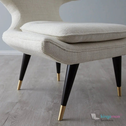 Tarrington Woven Fabric Tufted Accent Chair - Stylish Design - Kingsman Furnitures